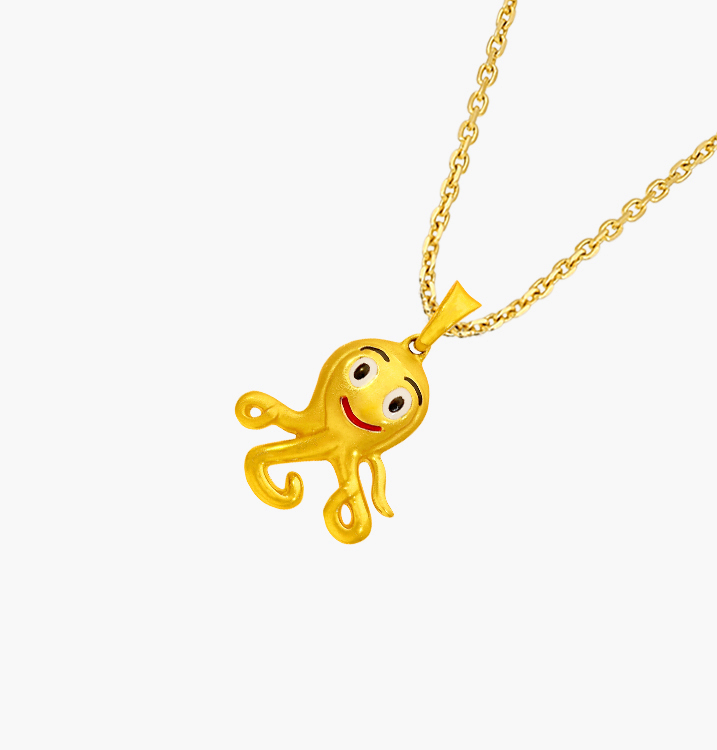 The Happy Octopus Pendant